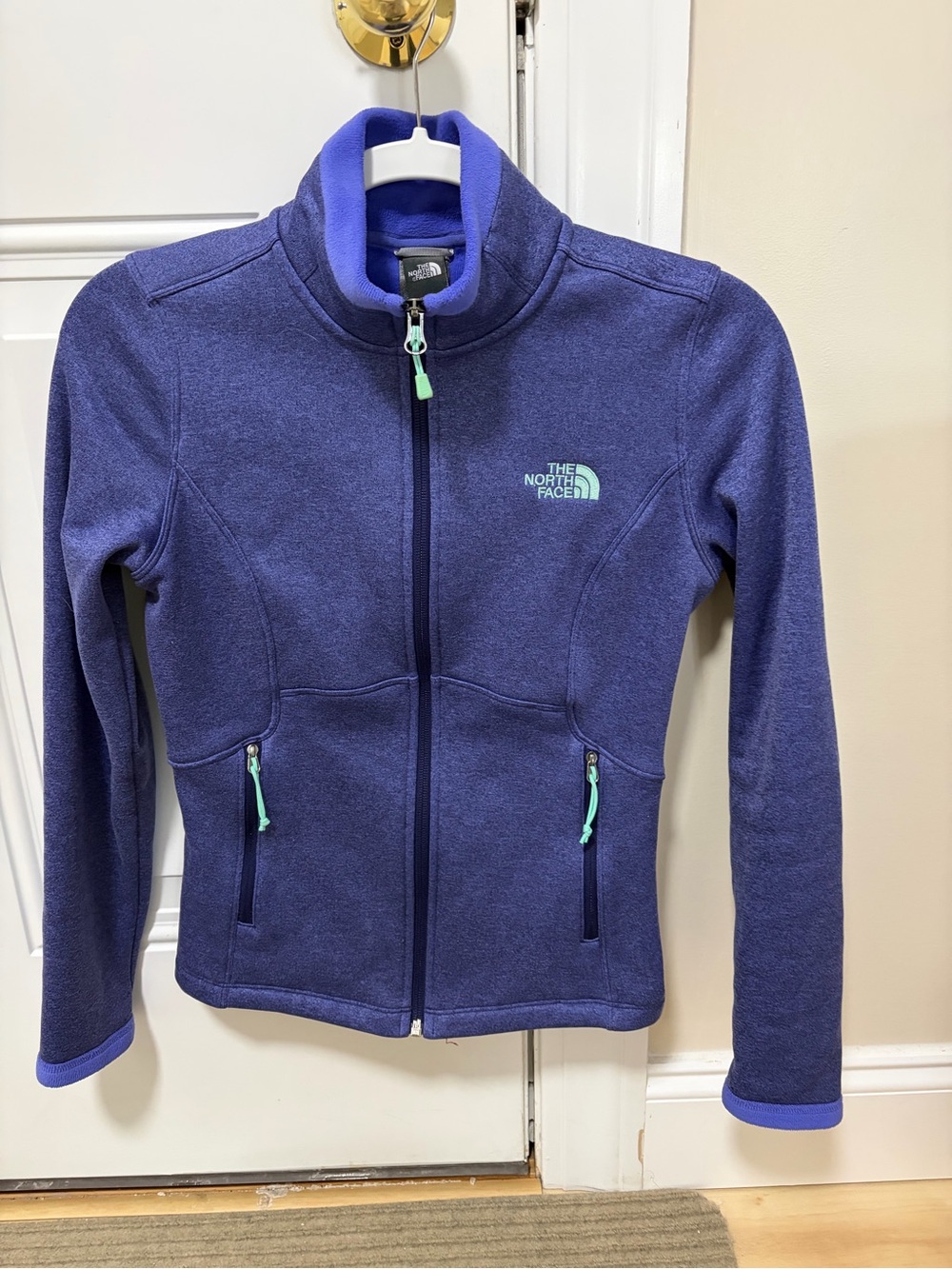 The North Face Purple Zip Front Jacket